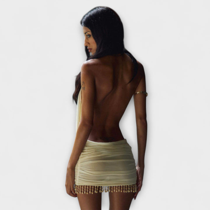 Kylie - Mini Šaty Vyrobené z Měkké Tkaniny