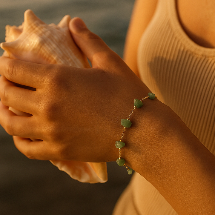 Dahlie | Náramek s vodním fragmentem