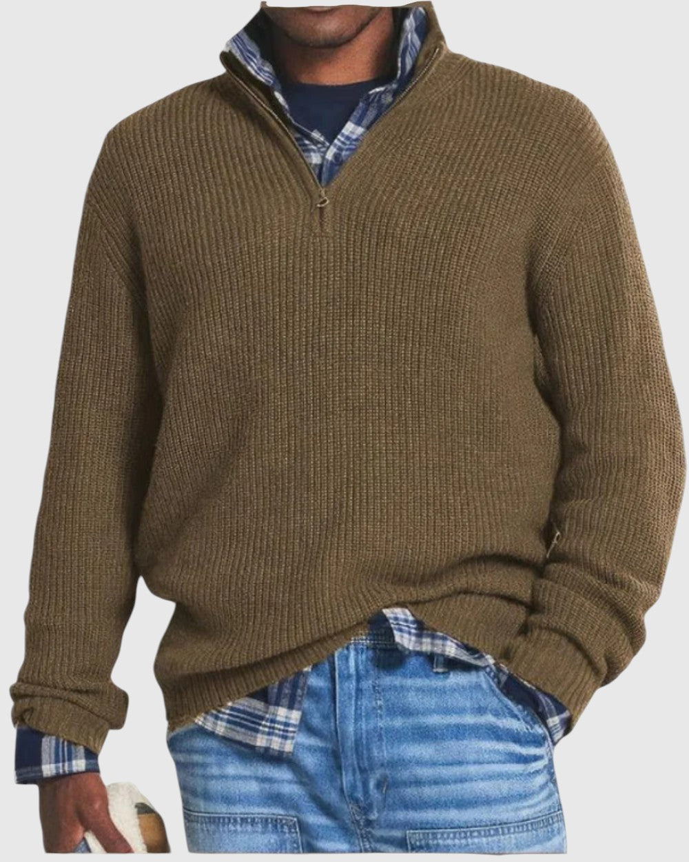 Libuše- Svetr s zipem Diego