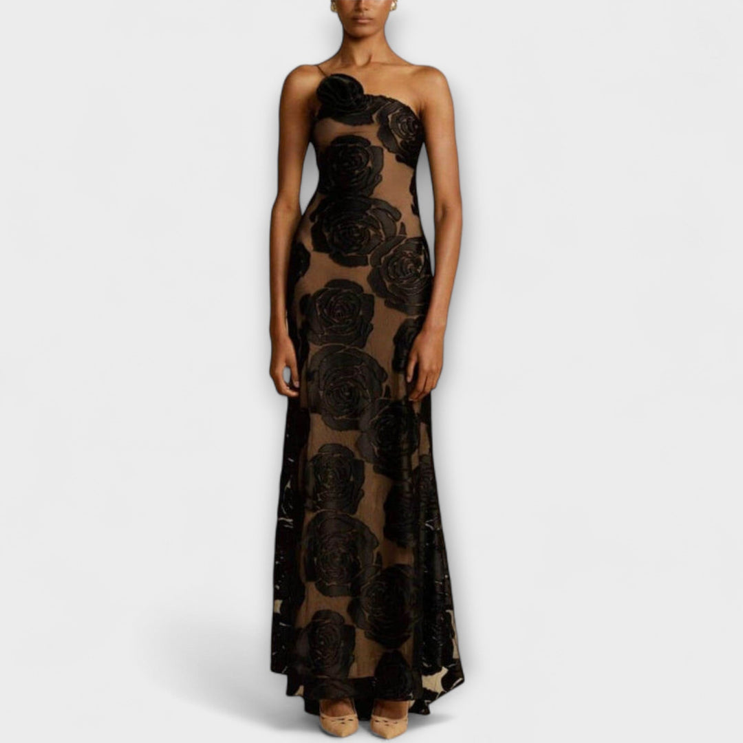 Sara - Květinové Maxi Šaty