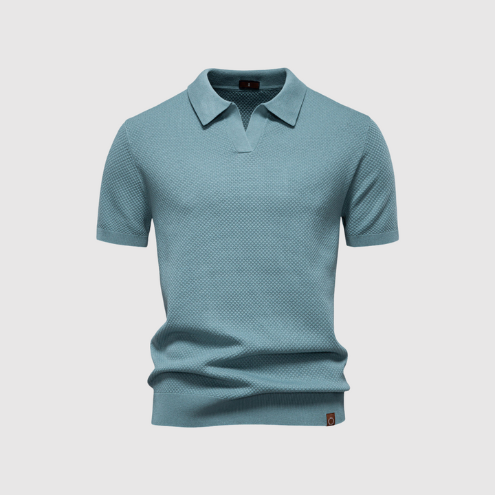 Libuše – Strukturované polo tričko pro elegantní a pohodlný styl