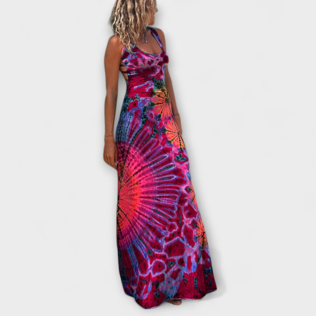 Ronja - La Bamba Tie-Dye Print Maxi Šaty
