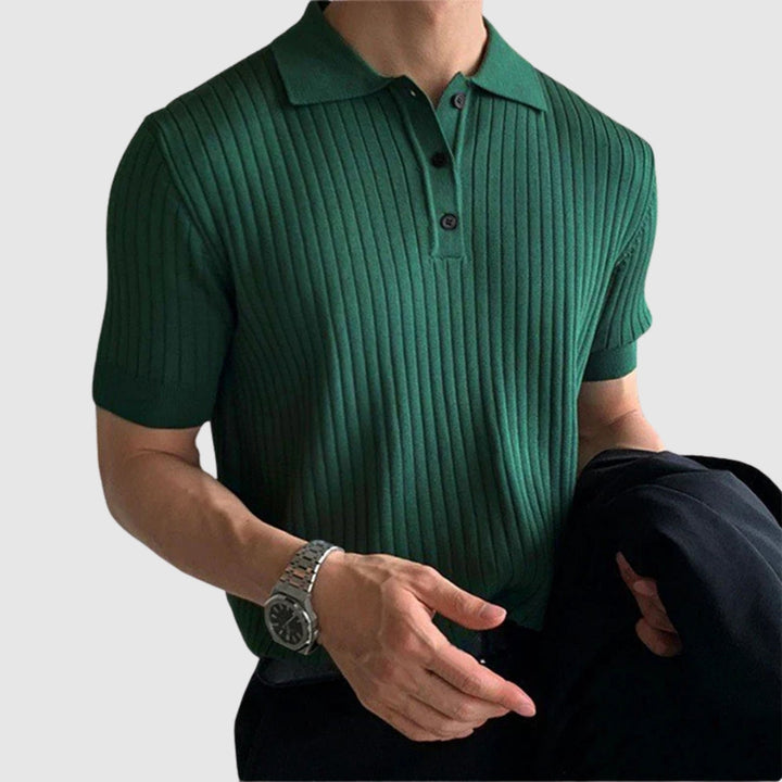 Libuše – Žebrovaný rolák s knoflíkovou légou