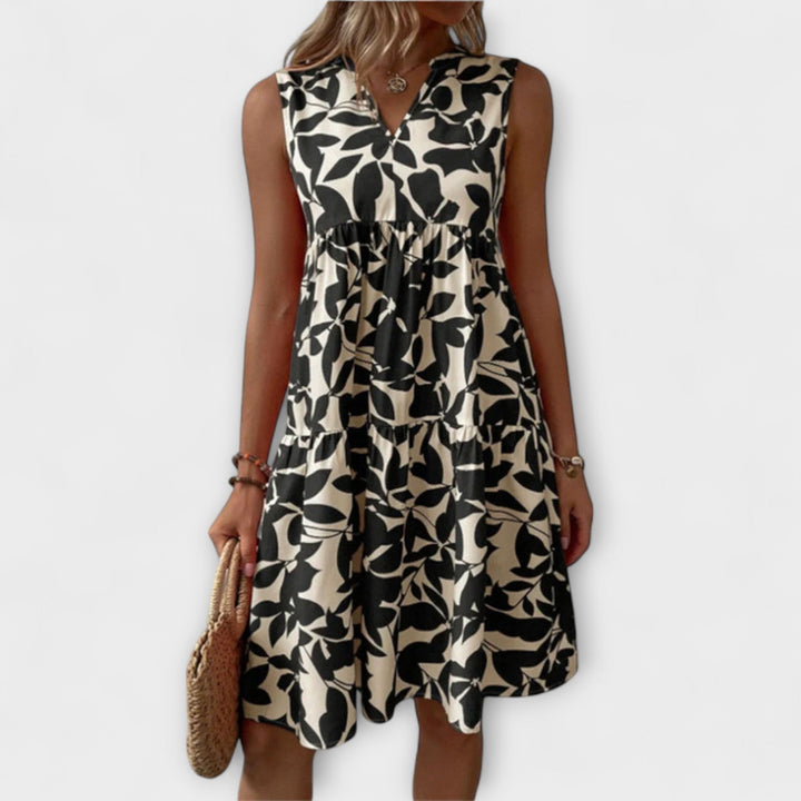 Tasha - Květinové Plážové Šaty