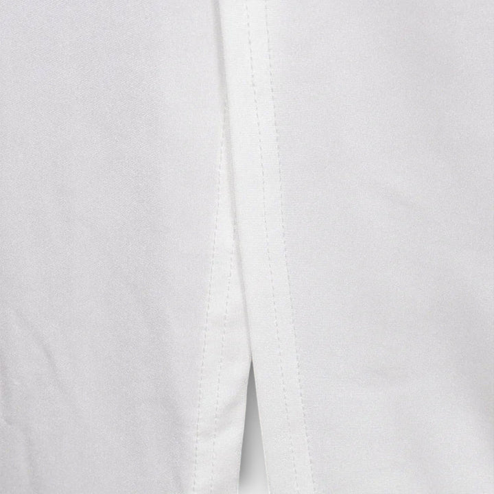 Selah - Bílé šaty s dlouhým rukávem a výřezem v pase s akcenty z kamínků