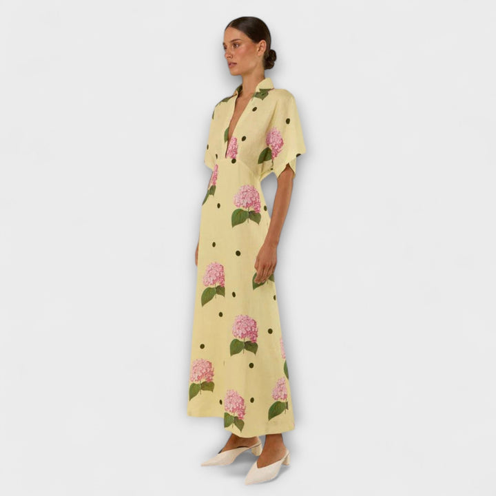 Kayla - Dlouhé splývavé šaty