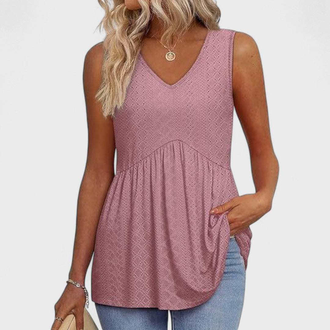 Elenor - Elegantní Casual Denní Top