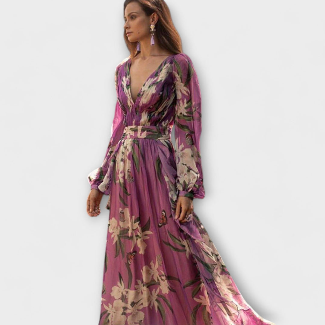 Vysoce kvalitní elegantní maxi šaty