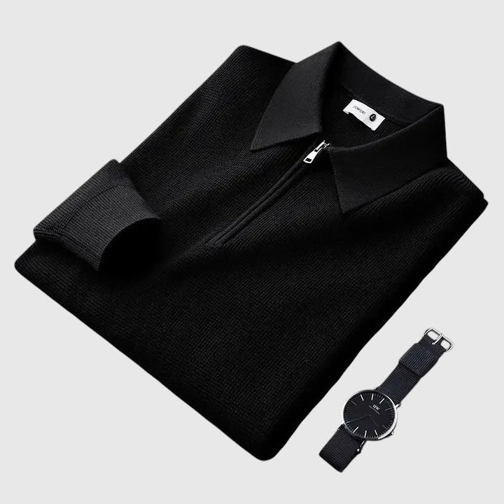 Libuše- Elegantní pánská mikina se zipem