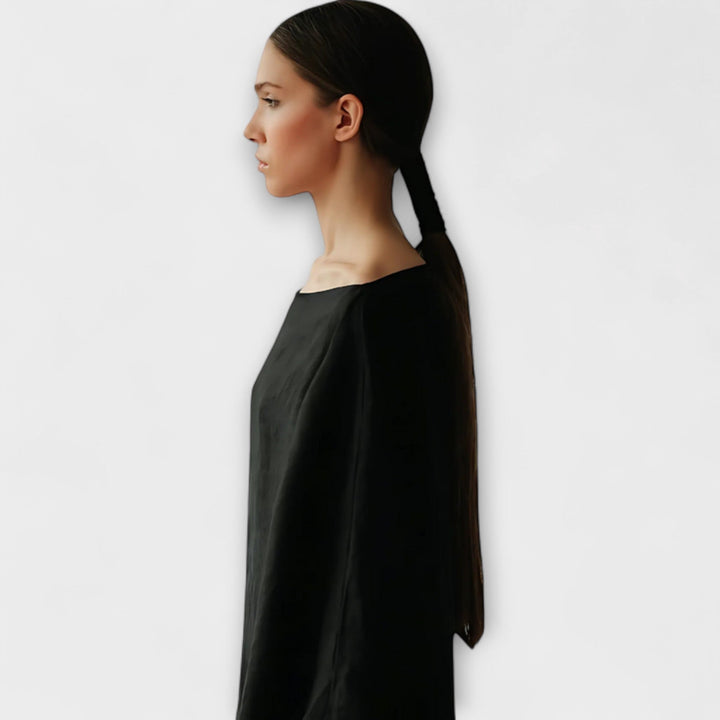 Dana - Kimono šaty vyrobené z lnu a bavlny